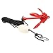 Spryflower Folding Grapnel Boat with 39.4ft Tow Rope, Rine, Carbon Steel Heavy Duty for Small Boats, Yachts, Dinghies, Includes STO and