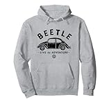 Volkswagen Beetle Black Live The Adventure Pullover Hoodie