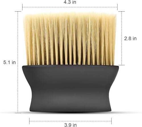 Image of Premium Soft Bristle Dust Cleaning Brush for Car Dashboard, Keyboard, Electronics, Home & Office Cleaning (Black 2 PCS)