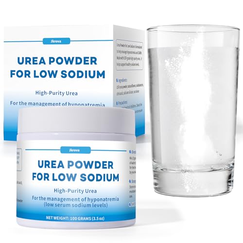 Urea Powder for Low Sodium Medical Food for Hyponatremia & SIADH | USP-Grade High-Purity Urea Powder Supports Healthy Sodium Levels Easy to Digest Natural Refreshing Flavor 100g