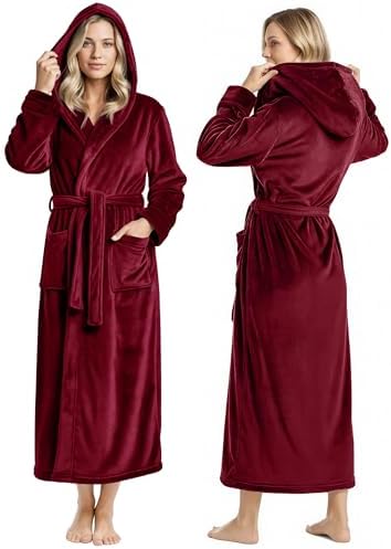 10 Presentes Inesquecíveis para Avós no Dia das Mães 2026: Do Clássico ao Tech 25 NY Threads Roupão feminino de lã com capuz – roupão longo de pelú...