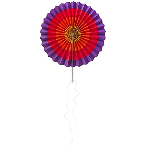 Sorive Fiesta Colorful Paper Fans Round Wheel Disc Southwestern Pattern Design For Party, Event, Home Decoration (Set Of 6) By Sorive #TOP5