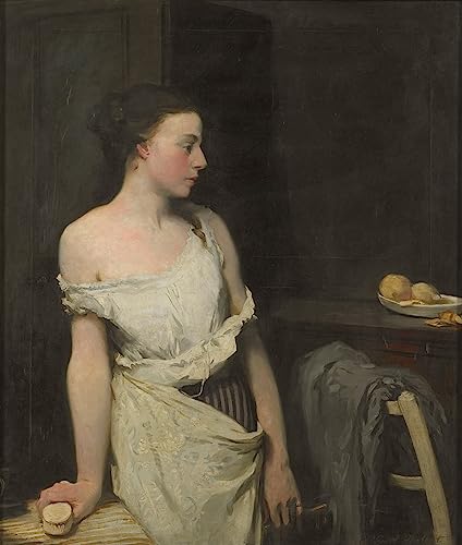 Lienzo de Glyn Philpot Ragazza al suo gabinetto para decorar tu salón u oficina de 60x90cm