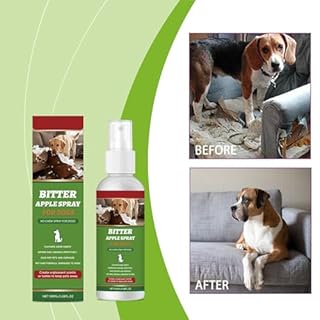 Generico Spray Anti-Morso per Cani - Repellente alla Mela Amara Contro Masticazione & Leccamento | Protegge Mobili, Scarpe, Tappeti, Piante | 100ml Senza Alcol, Sicuro, Uso Interno & Esterno