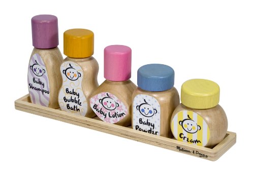 Melissa & Doug - Colección de botellas de baño magnéticas