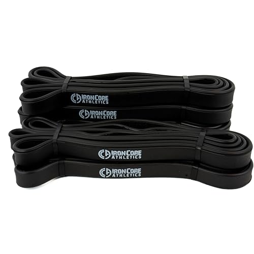 Image of Premium Exercise Bands - Ultra Durable, Non-Slip, Comfort-Edge Resistance - Tested Over 30K Pulls - Three