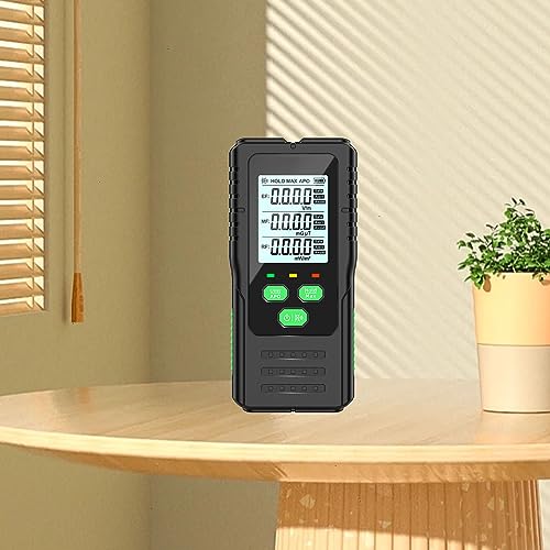 Detector EMF, Detector De Radiação 3 Em 1 Medidor Portátil EF MF RF Medidor Elétrico De Campo Magnét