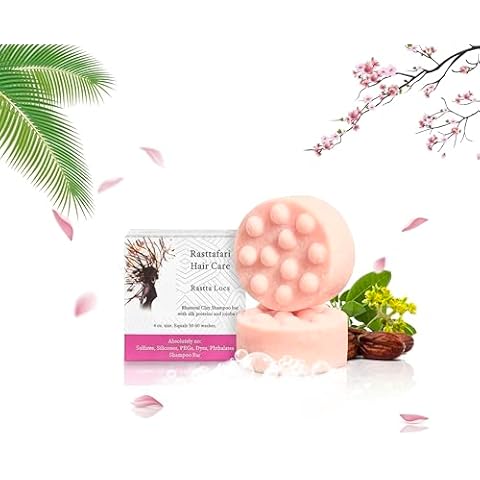 Rastta Locs Organic Loc Shampoo Bar with conditioners made for Locs, Braid, Dreadlocks – Remove Product Buildup & residue Simply with the aid of Rhassoul Clay. Sulfate and Silicone Free (4oz/120g) Cover