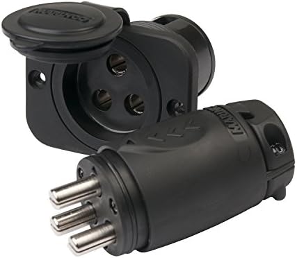 Marinco 12VCPS3 70A Trolling Motor Plug & Receptacle
