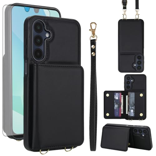 Coque Samsung Galaxy A16 5G / 4G Asuwish avec protection écran verre et blocage RFID