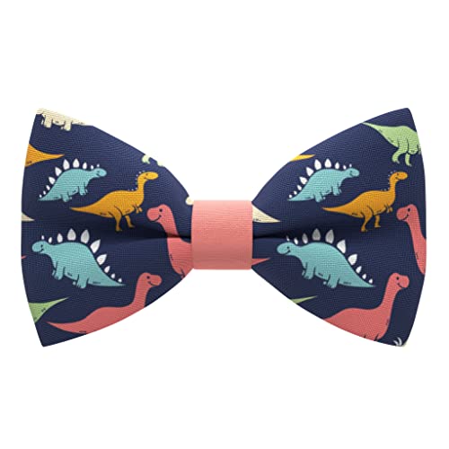 Image of Bow Tie House Mens Bowties Pre-tied Shape Clip on Bowtie Solid Men Formal Wear for kids, baby boys, toddler any age bow ties