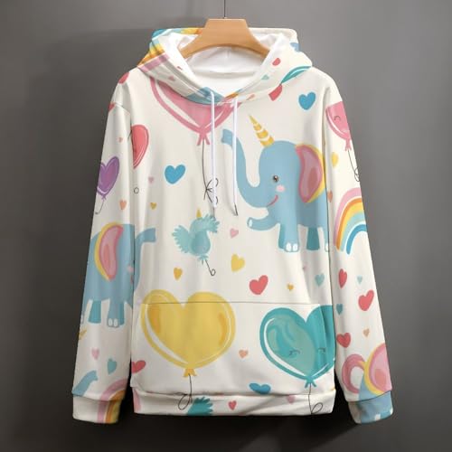 Pull éléphant sweat à capuche doux pour réchauffer vos journées - 5