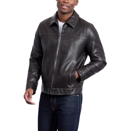 Image of Tommy Hilfiger Men's Classic Faux Leather Jacket