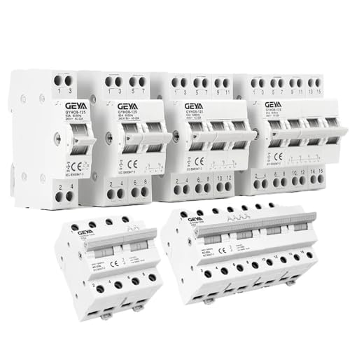 Disjoncteur de verrouillage 3P 25V ATS commutateur de transfert manuel GYHO8