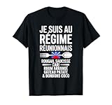 Je Suis au Régime Réunionnais Rougail, Rhum, Bonbons Coco T-Shirt