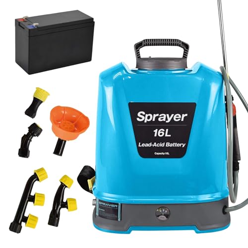 電動噴霧器 16L 充電式 背負式 バッテリー式 除草剤 充電 背負い 害虫駆除 農薬 消毒 除草 肥料 散水 家庭用 動噴 国華園
