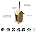 Dehner Natura Premium Insektenhotel Louisiana, Insektenhaus / Nistkasten für Bienen/Schmetterlinge/Käfer, ca. 19 x 15 x 12 cm, Kiefernholz, natur