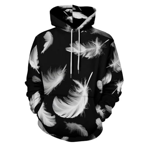 Pullover casual fête à manches longues avec poche kangourou isolante