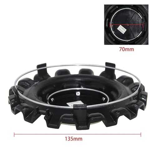 Cache-moyeu de roue 135 mm C-1499 pour masquer un moyeu rouillé de S65