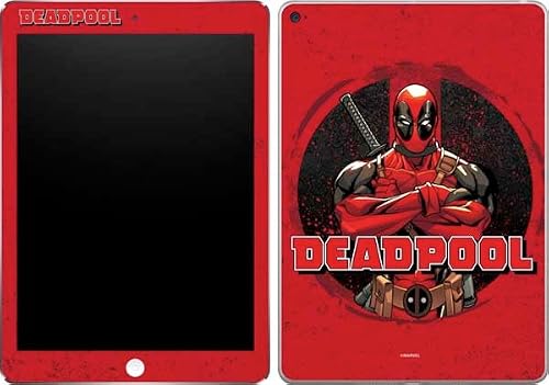 Skinit Decal Tablet Skin Compatible with iPad Air 2 - Officially Licensed Marvel Deadpool Wade Wilson Design