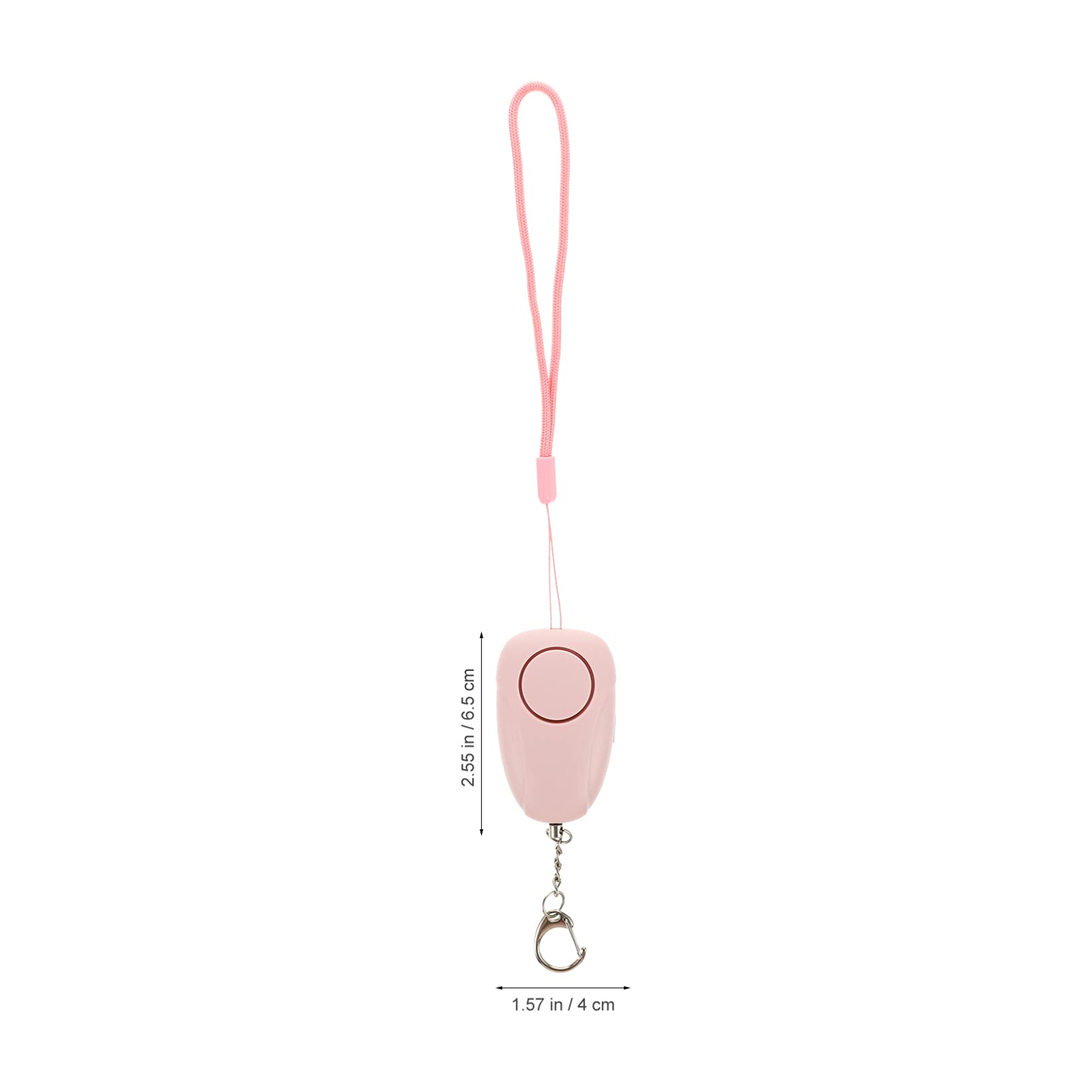 Milisten 3piezas Alarma Personal De Seguridad con Luz Led Alarma De Emergencia Recargable para Mujeres y Ligera para Jóvenes Ancianos y Que Viven Solas
