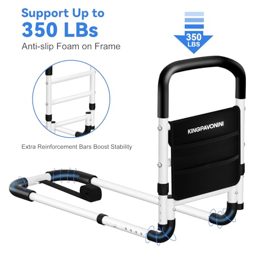 Image of KingPavonini Bed Rails for Elderly Adults Safety, 350LB Support, Model BS04