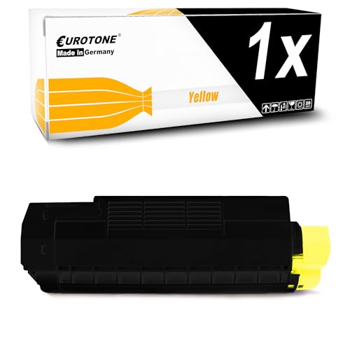 Toner jaune Oki C3100 Eurotone parfait pour imprimer vos dossiers à la maison