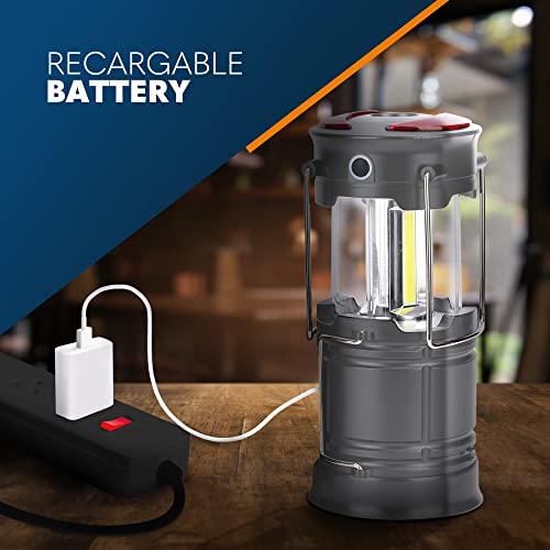 VOYAGER 2 Pack 6-in-1 Portable Camping Lantern, Compact & Versatile Torch, Strobe, SOS Red Light - Image 4