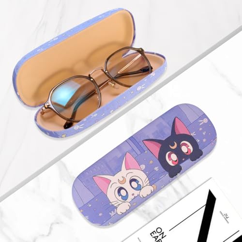 Image of PERFECTSIGHT Hard Shell Eyeglasses Case, Kawaii Protective Glasses Case for Kids, Cute Eyeglass Case for Women Men Girls