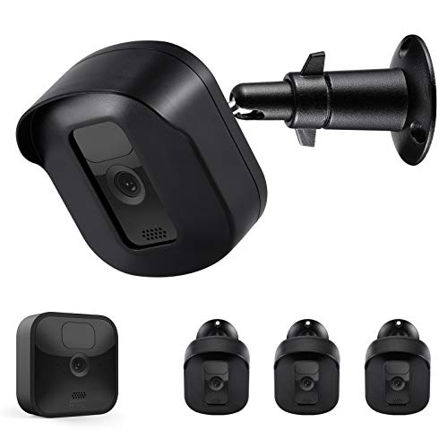 Blink Outdoor Camera Wall Mount Bracket, Hard Protective Case and Metal Mount for Blink XT2 Cameras Weather Proof Adjustable Indoor Outdoor Mount and Cover for Blink Home Security(3 Pack, Black)