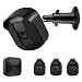 Blink XT Camera Wall Mount Bracket,Full Protective Housing and Metal Mount for Blink XT Cameras Weather Proof Adjustable Indoor Outdoor Mount and Cover for Blink Home Security (Black (3 Pack))
