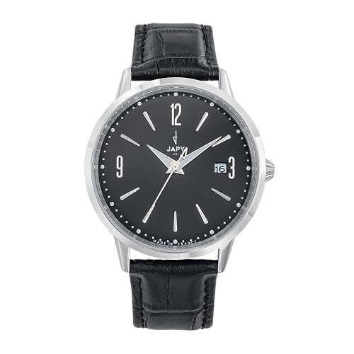 Montre JAPY Fernand cuir acier pour un style urbain élégant