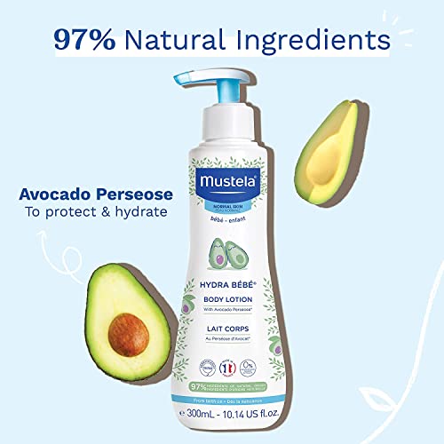 Image of Mustela Baby Skincare Combo - Buy 2 Mustela Hydra Bebe Body Lotions (300ml) & Get 1 Gentle Cleansing Gel (100ml) | Gentle Daily Care