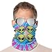 SEBNATAL Fashion Breathable Tie Dye Aliens Art Face Cover for Adults, Neck Gaiter Warmer, Half Ski Mask for Sports Motorcycle Accessories