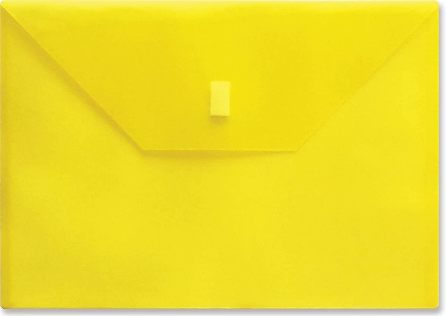 Lion Design-R-Line Poly Envelope, 9 3/8 x 13 Inches, Transparent Yellow, Pack of 6 (22080-YW-6P)