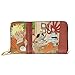 Produktbild Naruto Geldbörse aus echtem Leder mit Reißverschluss, lange Clutch, Münzfach, Kartenpaket für Damen und Herren