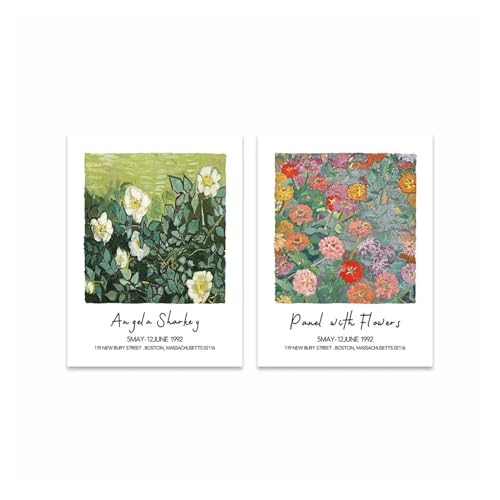 Peinture d'impression sur toile florale haut de gamme pour bureau chic - 7