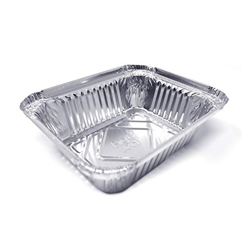 20 Pack - Drip Pans Compatible with Napoleon BBQ Grills 62007 Grease Tray Prestige I, Prestige II, Prestige V, Prestige PRO, Rogue, Mirage, and Ultra Chef l Disposable Aluminum Foil Replacement - Thumbnail 2