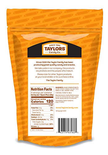 Taylors Handmade Peanut Brittle in a re-closeable gusset bags 5 / 6 oz bags - Thumbnail 2