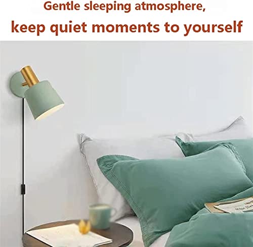 Luz de lectura para cabecera en dormitorio y aplique ajustable de pasillo 3