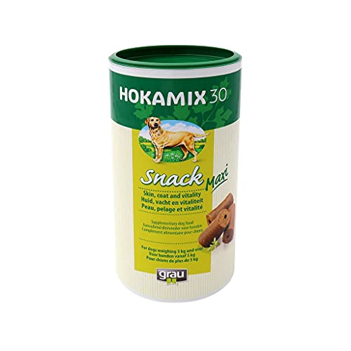 GRAU - das Original - Hokamix Vitality Booster Snack Maxi, 1er Pack (1 x 800 g), Ergänzungsfuttermittel für große Hunde