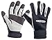 Tilos 1.5mm Tropical Dive Gloves with Amara Leather for Snorkeling, Kayaking, Water Jet Skiing, Sailing, Scuba Diving, Rafting (Black, 2X-Large)