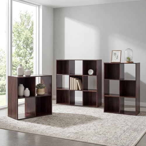 Signature Design by Ashley Glosmount 4 Cube Storage Organizer, Compact Freestanding, Cherry/Light Brown, 24''W x 12''D x 24''H, Engineered Wood (MDF/particleboard/plywood) and Decorative Laminate - image 4