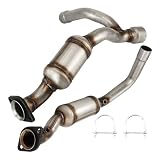PHILTOP Catalytic Converter High Flow Replacement for Ram 1500 2006-2007, Stainless Steel Catalyst Converter EPA Convert Compliant 2 Packs
