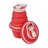 HYDAWAY Collapsible Pocket-sized Travel Water Bottle - 21 oz - Fire