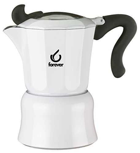 Caffettiera macchina del caffe' miss coco' bianca 6 tazze 600g