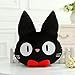 Peluches Poupée en Peluche Chat Noir Jiji PP Coton Oreiller en Peluche Animaux en Peluche Peluche Brinquedos Jouet en Peluche 35 Cm * 27 Cm