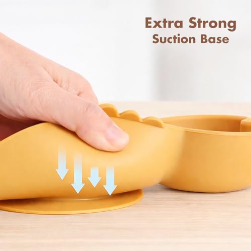 ROCCED Crab Suction Plate with Spoon & Fork Set (Dusty Blue) — view 7