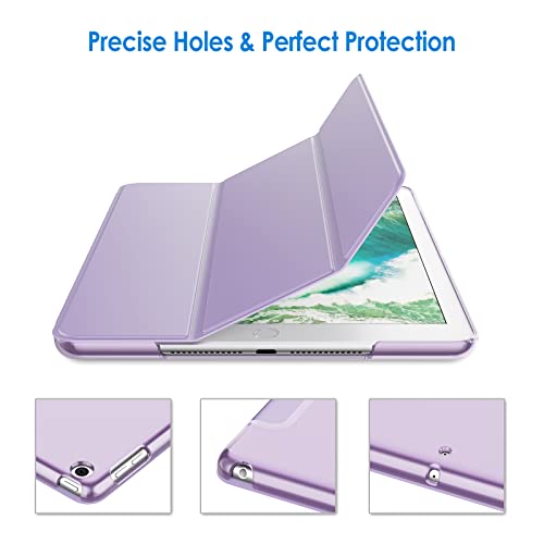 Image of JETech Case for iPad (9.7-Inch, 2018 /2017 Model, 6th /5th Generation), Smart Cover Auto Wake /Sleep (Light Purple)