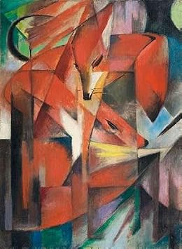 The Fox 1913 Poster Print by Franz Marc 18 x 24